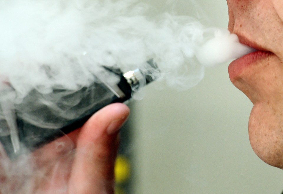 File photo dated 21/02/20 of a man exhaling whilst using a vaping product. Fifteen-year-olds in Ireland rank favourably compared to the rest of the EU when it comes to low levels of smoking and alcohol consumption, a global report has said. Issue date: Thursday December 26, 2024. PA Photo. See PA story IRISH Youth. Photo credit should read: Nick Ansell/PA Wire