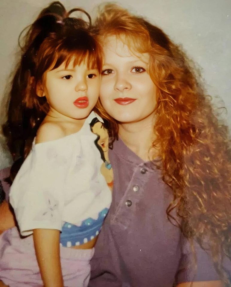 Photo of a young girl and a woman.