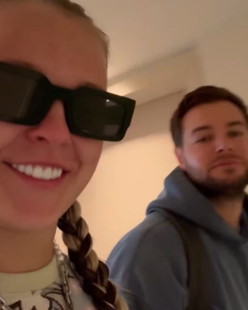 JoJo Siwa and Chris Hughes.