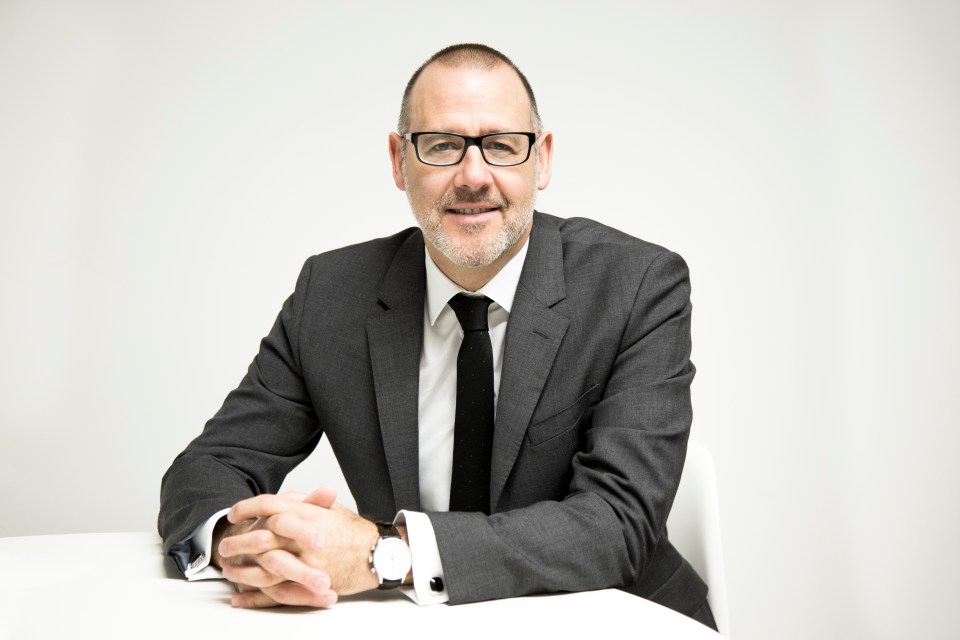 Portrait of Rawdon Glover, Jaguar Land Rover UK Managing Director.