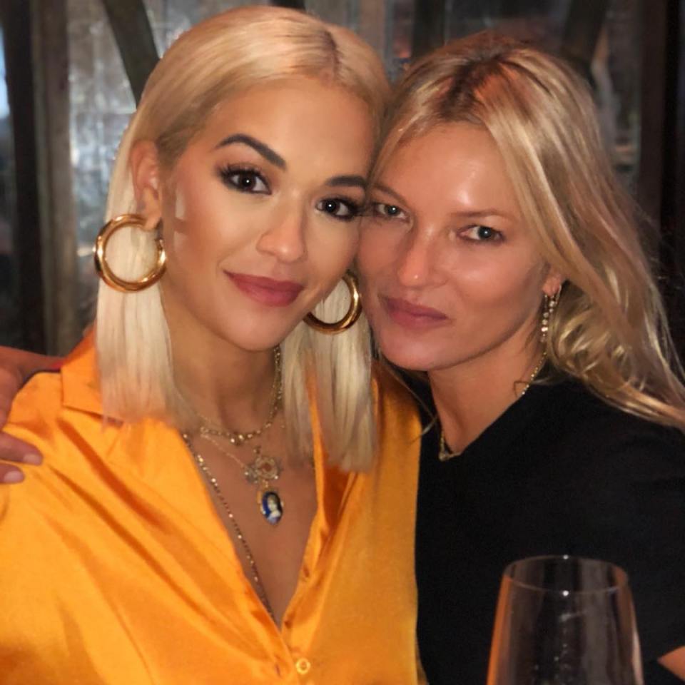 Rita Ora and Kate Moss together.