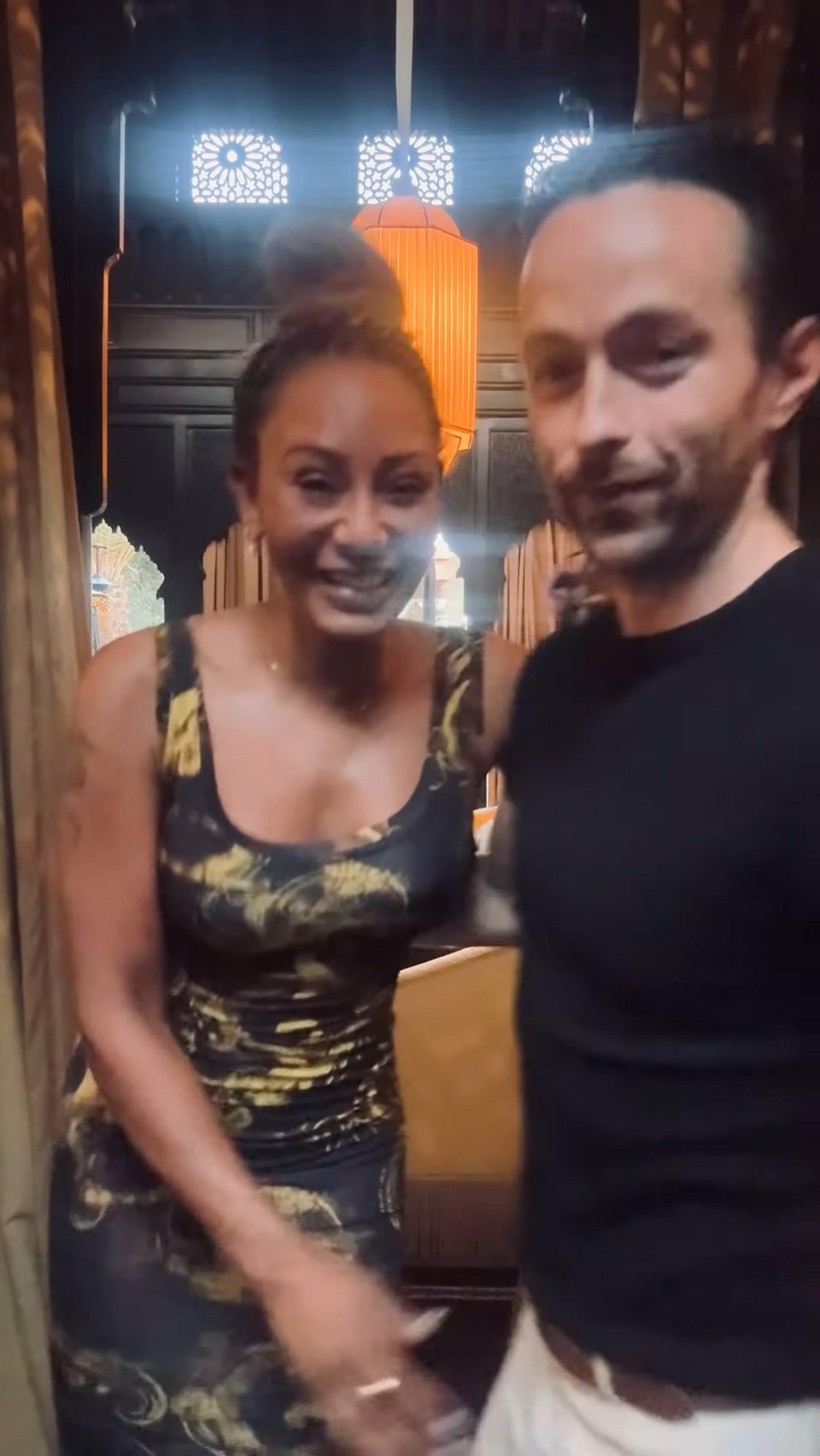 Mel B and Rory McPhee on a date night.