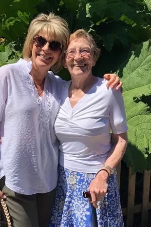 Ruth Langsford with her mother.