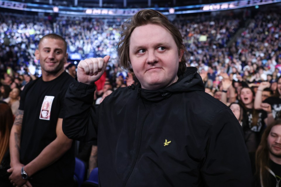 Lewis Capaldi at SmackDown.