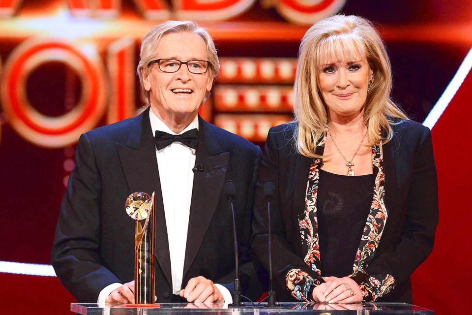 Beverley joined by actor Bill Roache at Soap Awards 