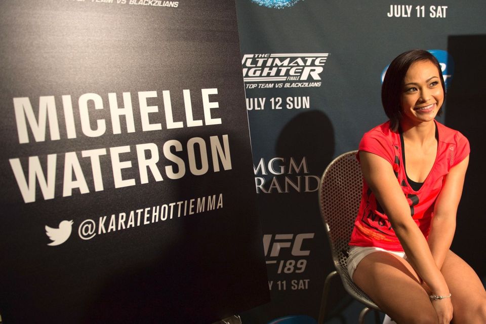 Moving up: Former atomweight world champion Michelle Waterson has joined the UFC's strawweight division