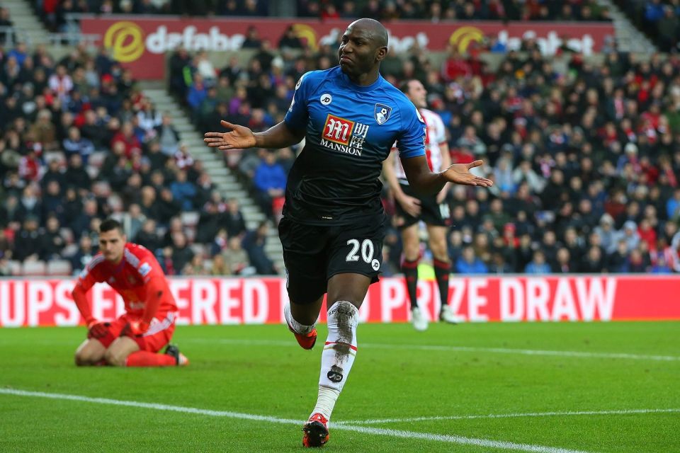 Benik Afobe has already netted twice for Bournemouth 