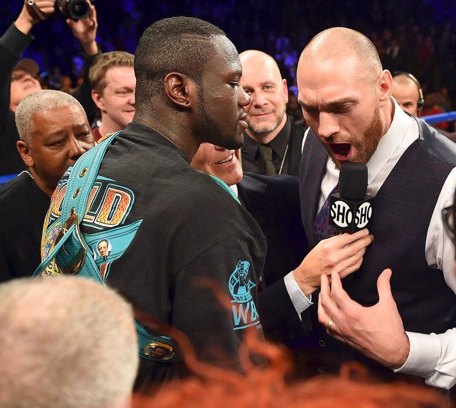 Fury called out unbeaten American Deontay Wilder last month 
