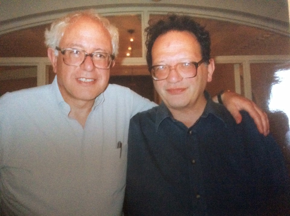Undated Larry Sanders handout photo of United States presidential hopeful Bernie Sanders (left) with his elder brother Larry. PRESS ASSOCIATION Photo. Issue date: Tuesday February 9, 2016. Larry, 80, who moved to Oxford from his native Brooklyn, New York, in the 1960s, described the increasing support his younger, self-proclaimed socialist Democrat, brother is garnering as "marvellous." 