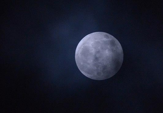 The "supermoon" is seen May 5, 2012 from Chevy Chase, Maryland. The biggest and brightest moon of the year is due to the moon being at its closest point to the earth during its orbit. 