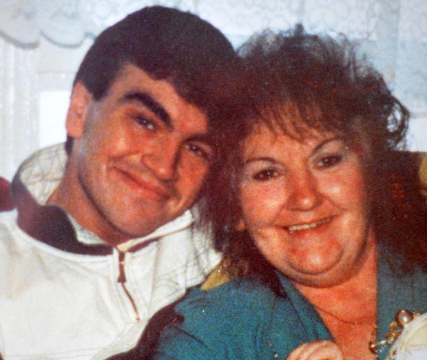 Devoted ... Janette with Joseph before he was slain in a gangland hit in 1991