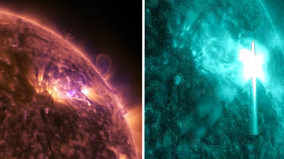 NASA releases awe-inspiring video of solar flare