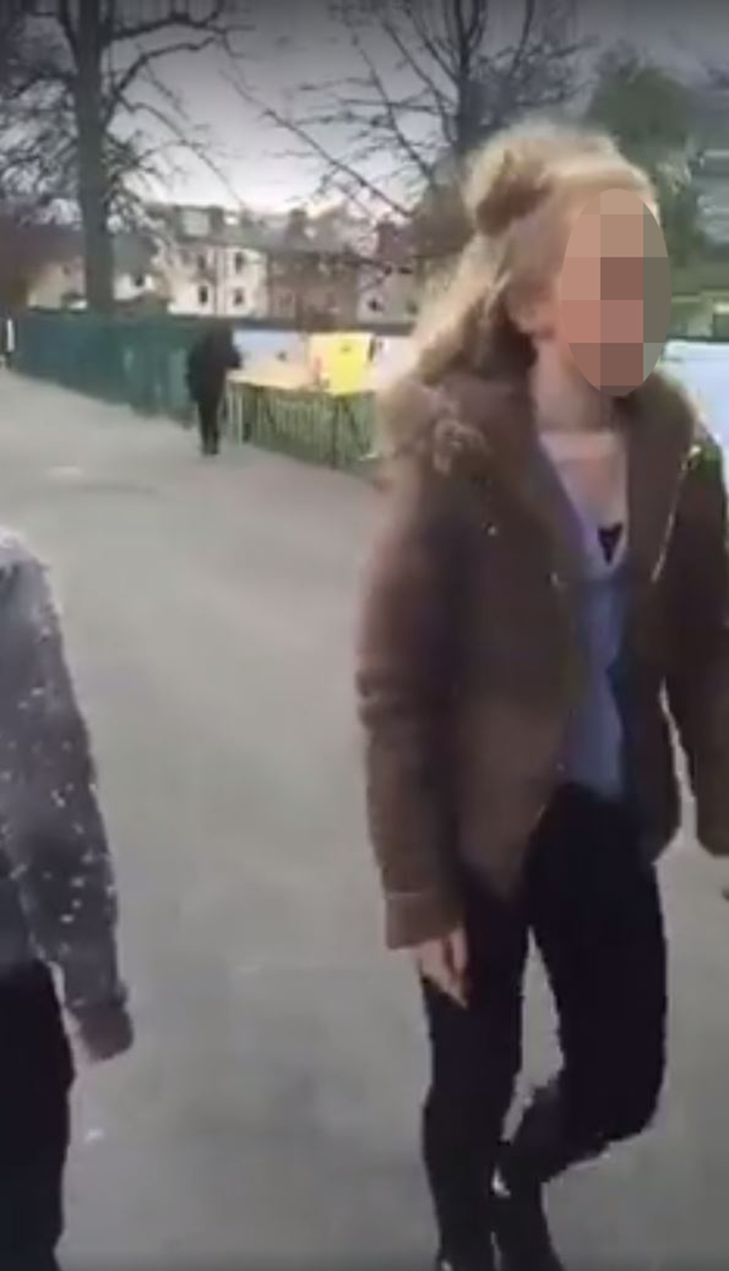 Courtney only knew two of the girls who launched the unprovoked attack