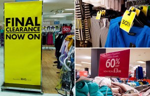 BHS slashes prices by up to 60% in 164 stores across the country in final clearance sales