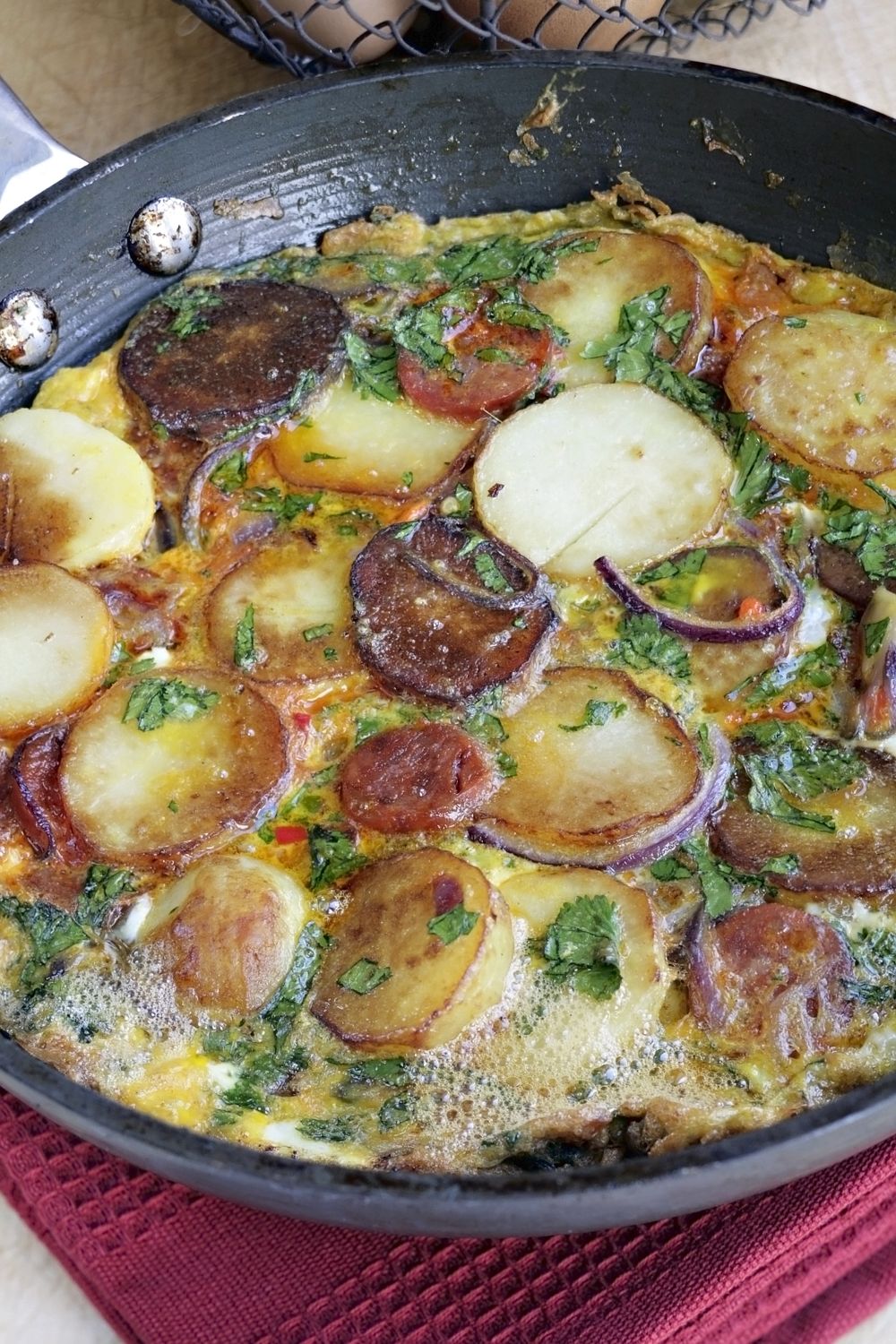 Embrace frittata season ... Mrs Crunch shares her cheesy potato secrets