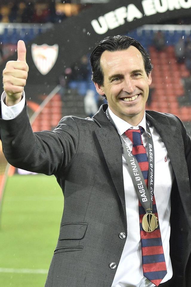 Unai Emery won three Europa League titles during his time with Sevilla