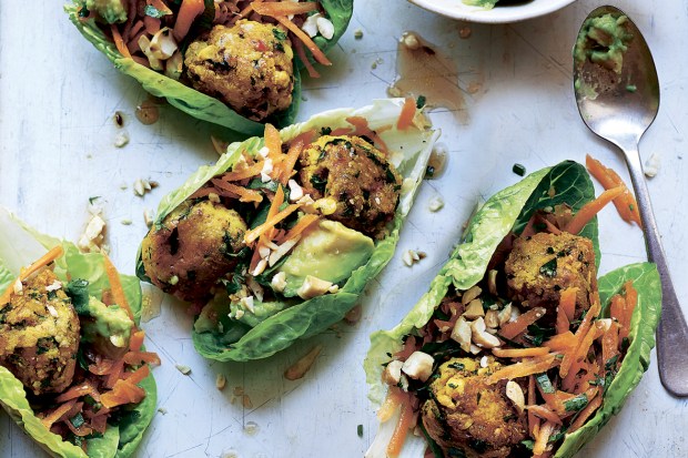 Chilli split-pea bites