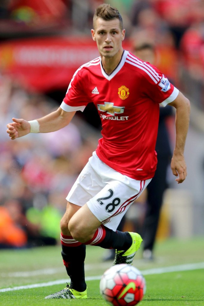 Schneiderlin in action for Manchester United