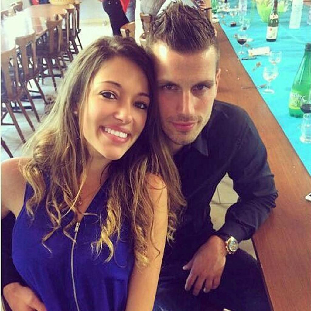 The French couple got engaged in March overlooking the Mediterranean