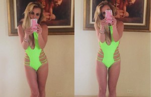 'This one's my favorite': Britney Spears rolls back the years in three skimpy swimsuits