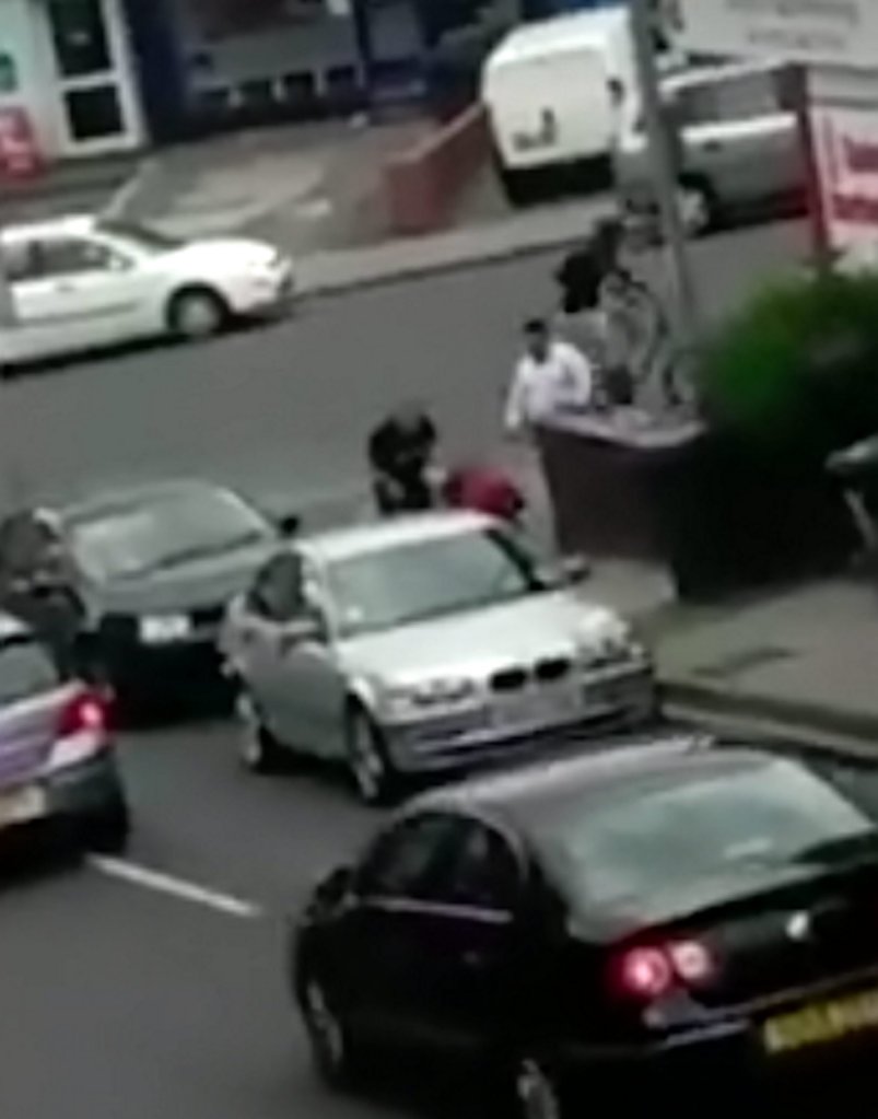 The video, posted on Facebook yesterday, appears to show a dog being stolen from its owner