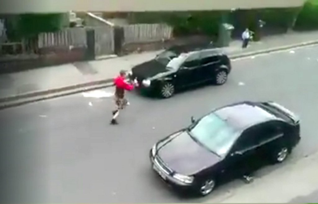 Facebook users have condemned the footage and said the world has "gone mad"