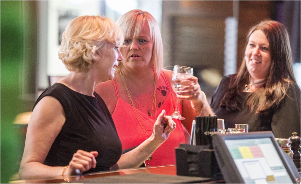 Her case was adjourned but she decided to stay at the hotel as she'd already paid for it