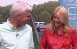 Holly and Phil joke about her 'unruly bushes'