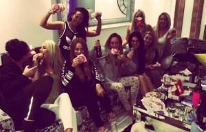 Charlotte Crosby and Chloe Ferry pig out as they splash the cash on huge McDonald's order