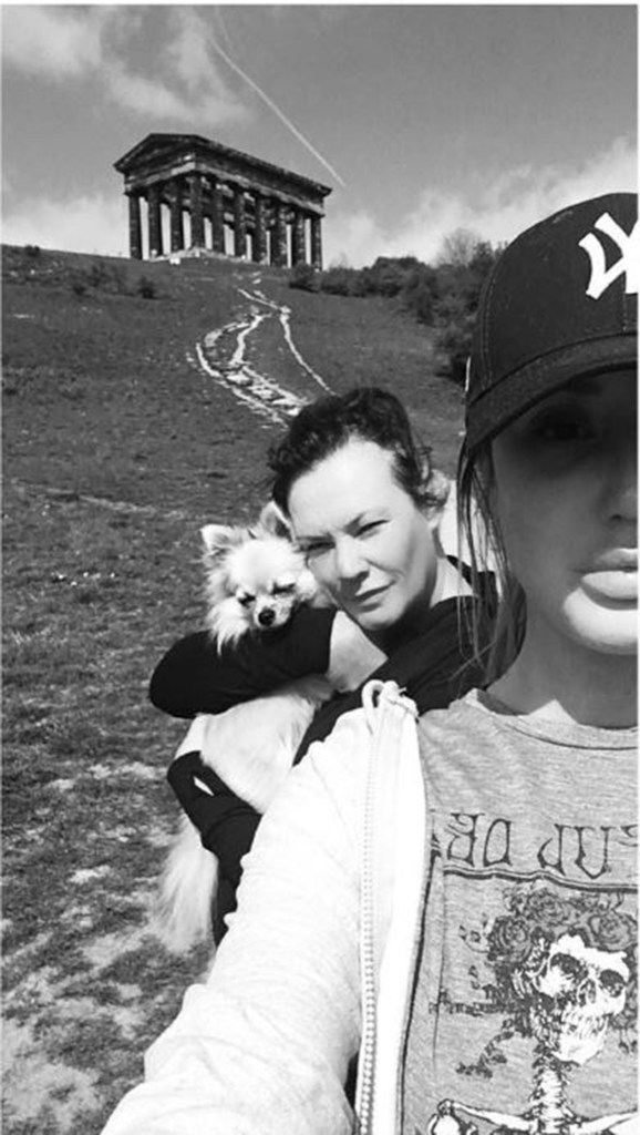 Char started her day with a hike with her mum and dog