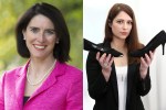 Digging her heels in...Headteacher Jenny Brown has weighed into the heels debate saying a business suit doesn't look good without them