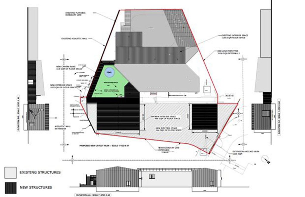 Changes have been made to the compound including an extension