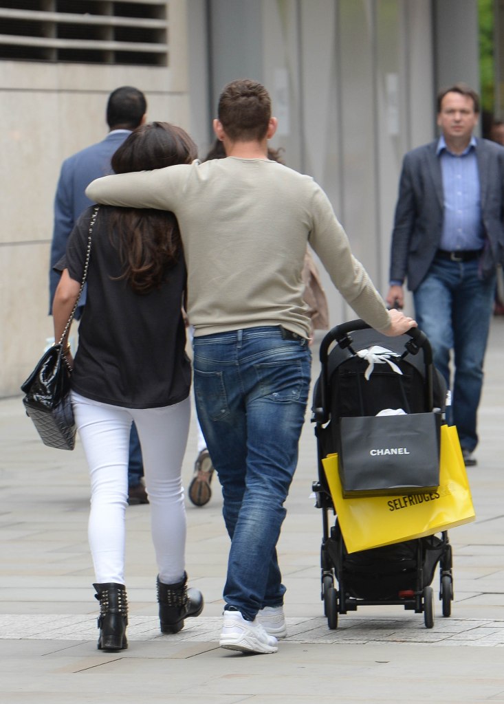 Evans was seen with his arm around Natasha, who he recently thanked for 'unconditional love, belief and support'