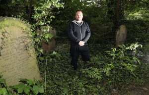 Ghost-hunters given the willies after stumbling across porn shoot during graveyard tour
