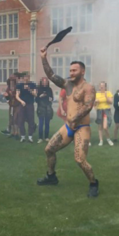Stripper at Marlborough College