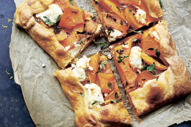 Smoky squash galette