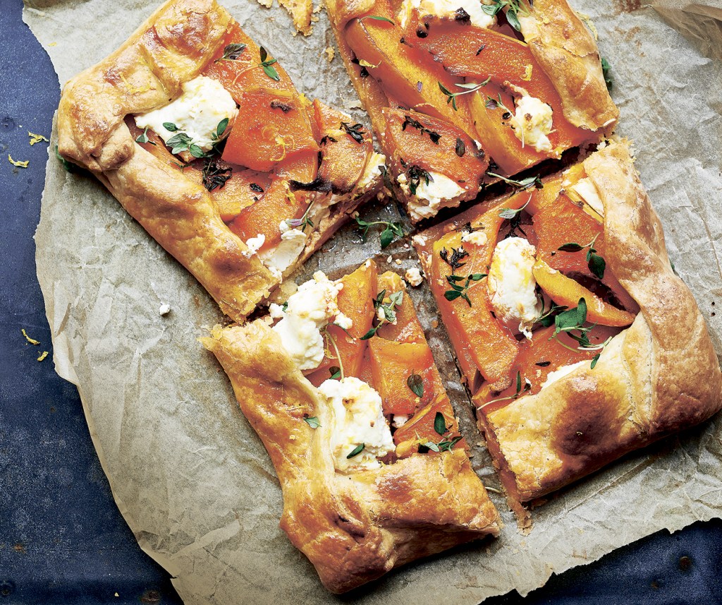 Smoky squash galette