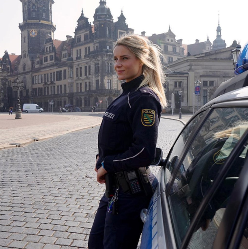 Adrienne Koleszar has had Instagram fans begging her to arrest them