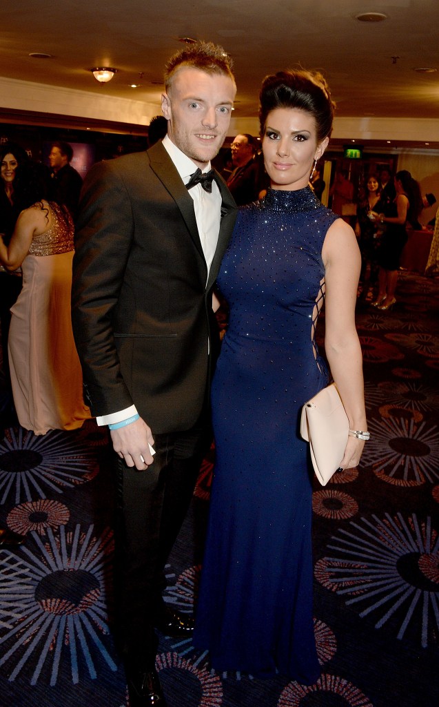 Jamie Vardy and Rebekah Nicholson