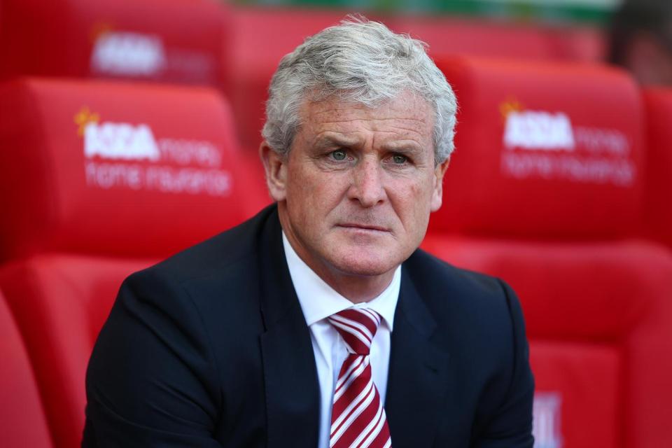 Mark Hughes is desperate to clinch European football for the Potters