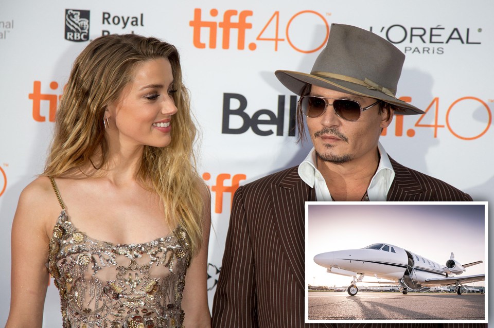 The former were allegedly embroiled in a heated row on a private jet