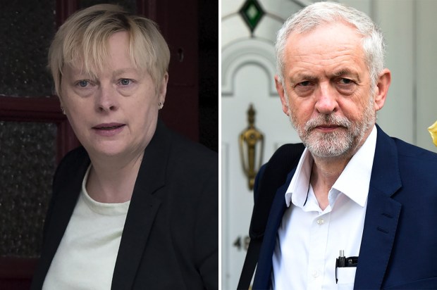 Angela Eagle and Jeremy Corbyn