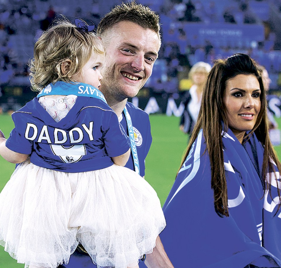 Jamie Vardy, Celebrating Leicester’s victory