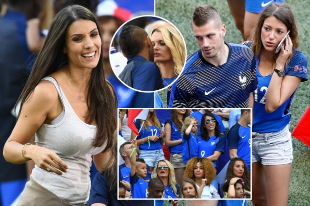France stars spent some time with their wives and girlfriends after their victory over Ireland