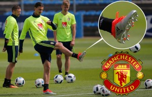Zlatan Ibrahimovic swaps boots to Adidas who sponsor Man Utd
