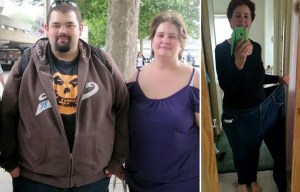 Obese woman shed eight stone after seeing her dead brother’s extra large COFFIN