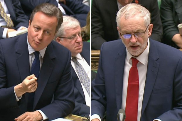 David Cameron and Jeremy Corbyn
