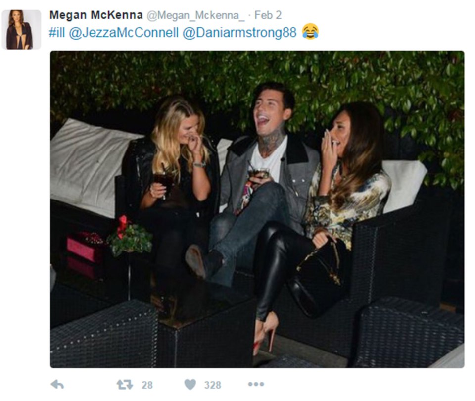 Danielle Armstrong, Megan McKenna and Jeremy McConnell