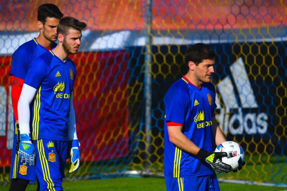 De Gea is expected to beat Iker Casillas and Sergio Rico to Spain's No.1 jersey 