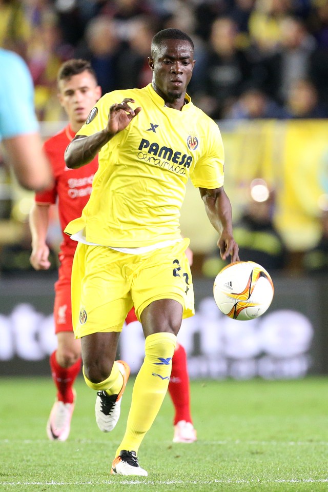 Eric Bailly in action against Liverpool in the Europa League semi-final